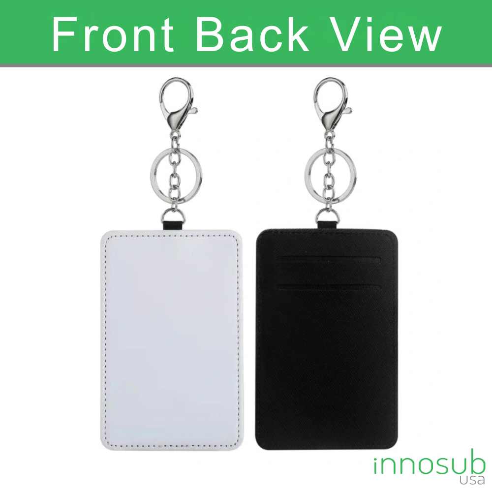 Sublimation Blanks Card holder keychain & Bag Tag