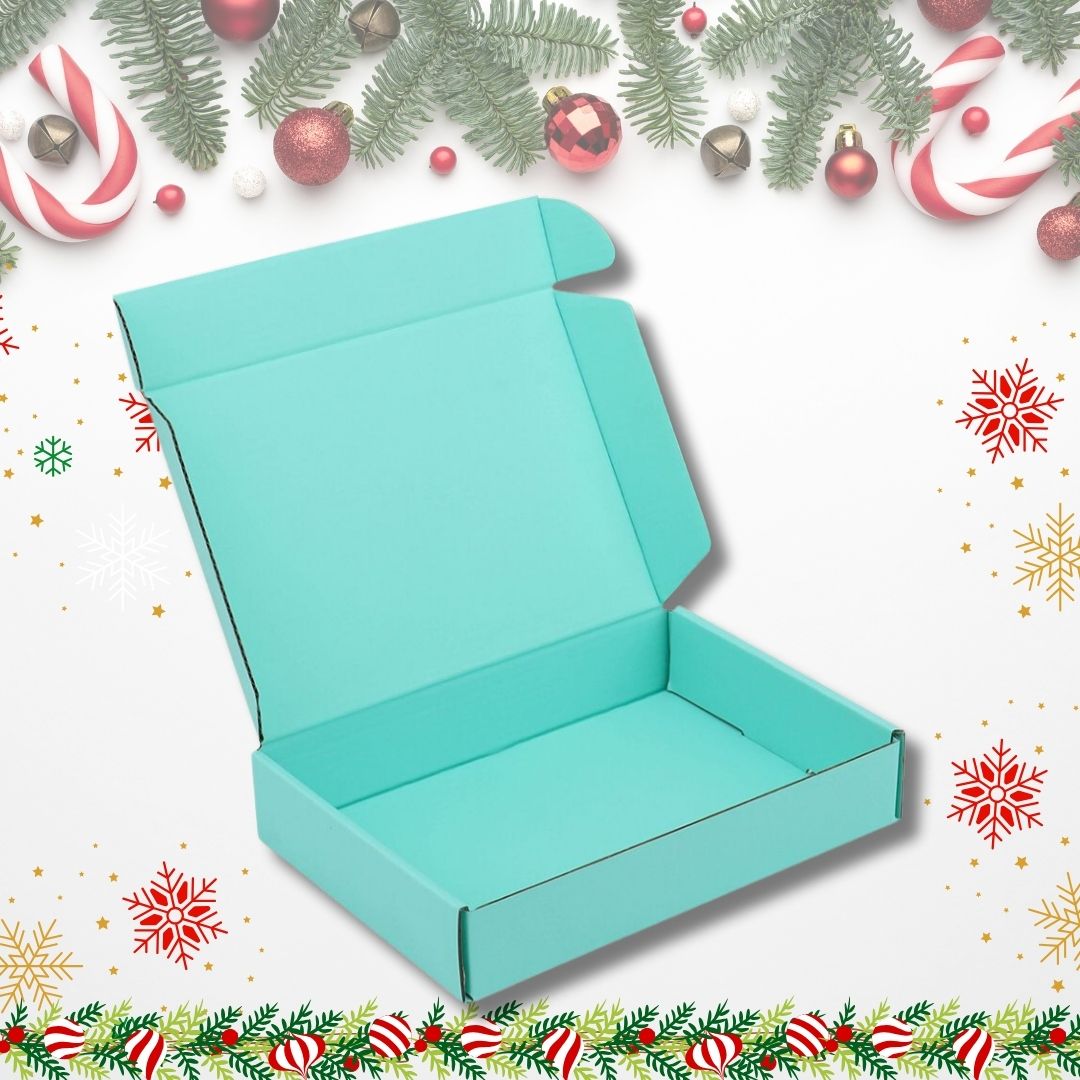 Color Gift Box Cyan