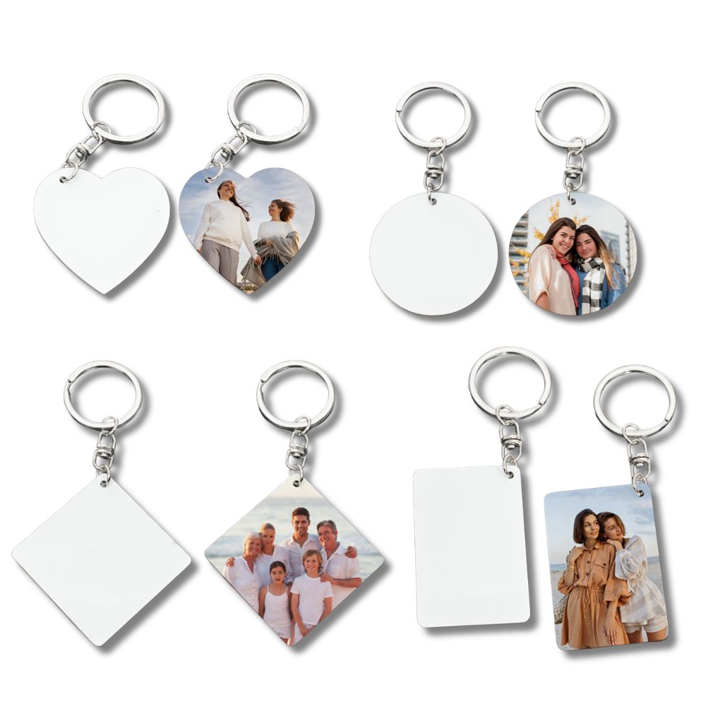 Double-sided Aluminum Keychain