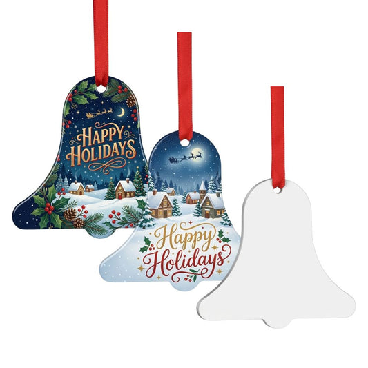 Double-sided Aluminum Ornament - Bell