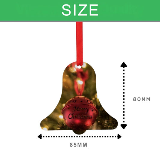 Double-sided Aluminum Ornament - Bell