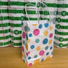 Dots Gift Bag - Size:16*8*21 cm [K4]Paper Gift Bags, Kraft Paper Party Favor Bags Bulk with Handles for Kids Birthday, Baby Shower, Crafts, Wedding, Party Supplies