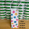 Dots Gift Bag - Size:16*8*21 cm [K4]Paper Gift Bags, Kraft Paper Party Favor Bags Bulk with Handles for Kids Birthday, Baby Shower, Crafts, Wedding, Party Supplies