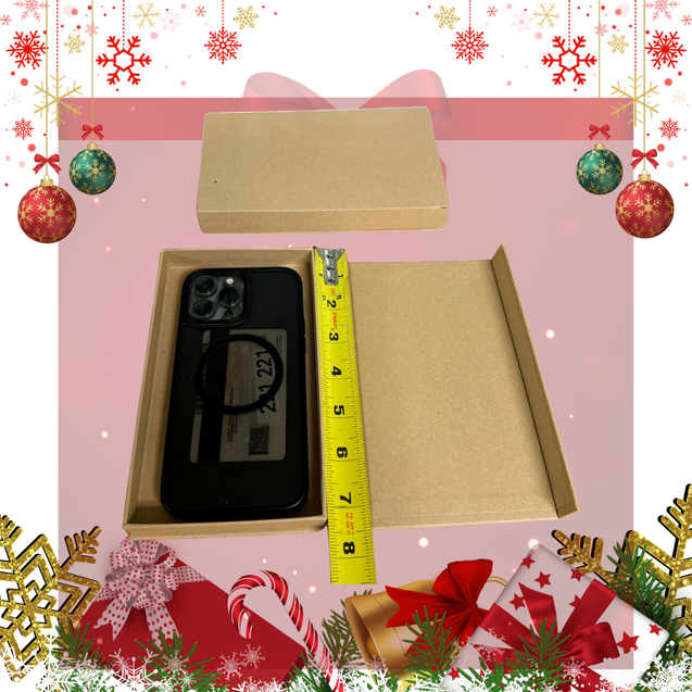 Gifting Hardboard Phone Case Box black