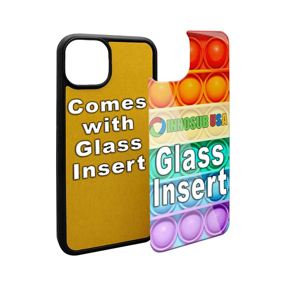 Sublimation Phone Cases with Tempered Glass Insert