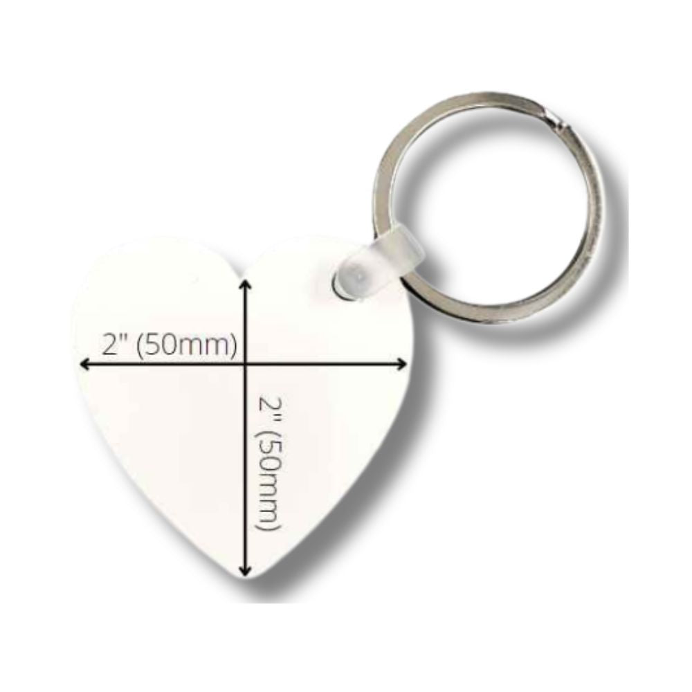Sublimation Printing MDF Keychain Blank - 2 Sided | Custom Keychain | Sublimation Keychain | Heat Transfer Keychain by INNOSUB USA