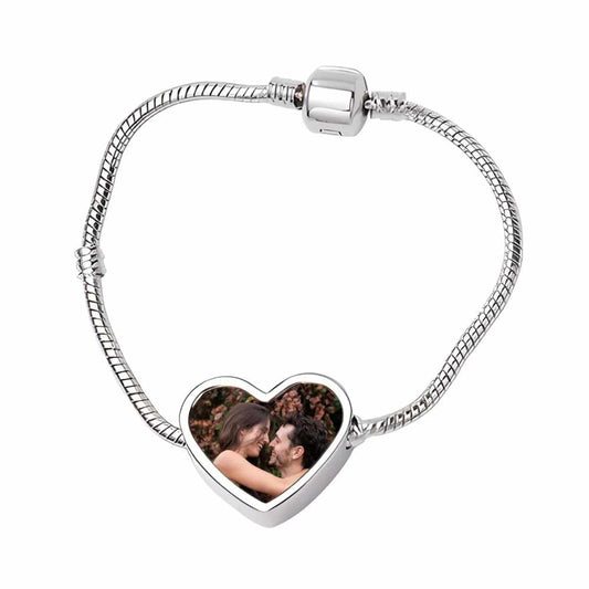 Wear Your Heart: Sublimation Blank Metal Heart Bracelet