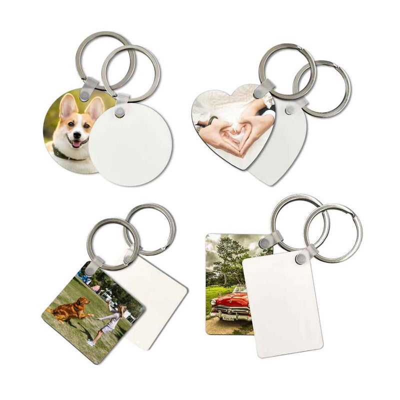 151Pc Sublimation Keychain Blanks- DIY Keychains for Crafts - MDF
