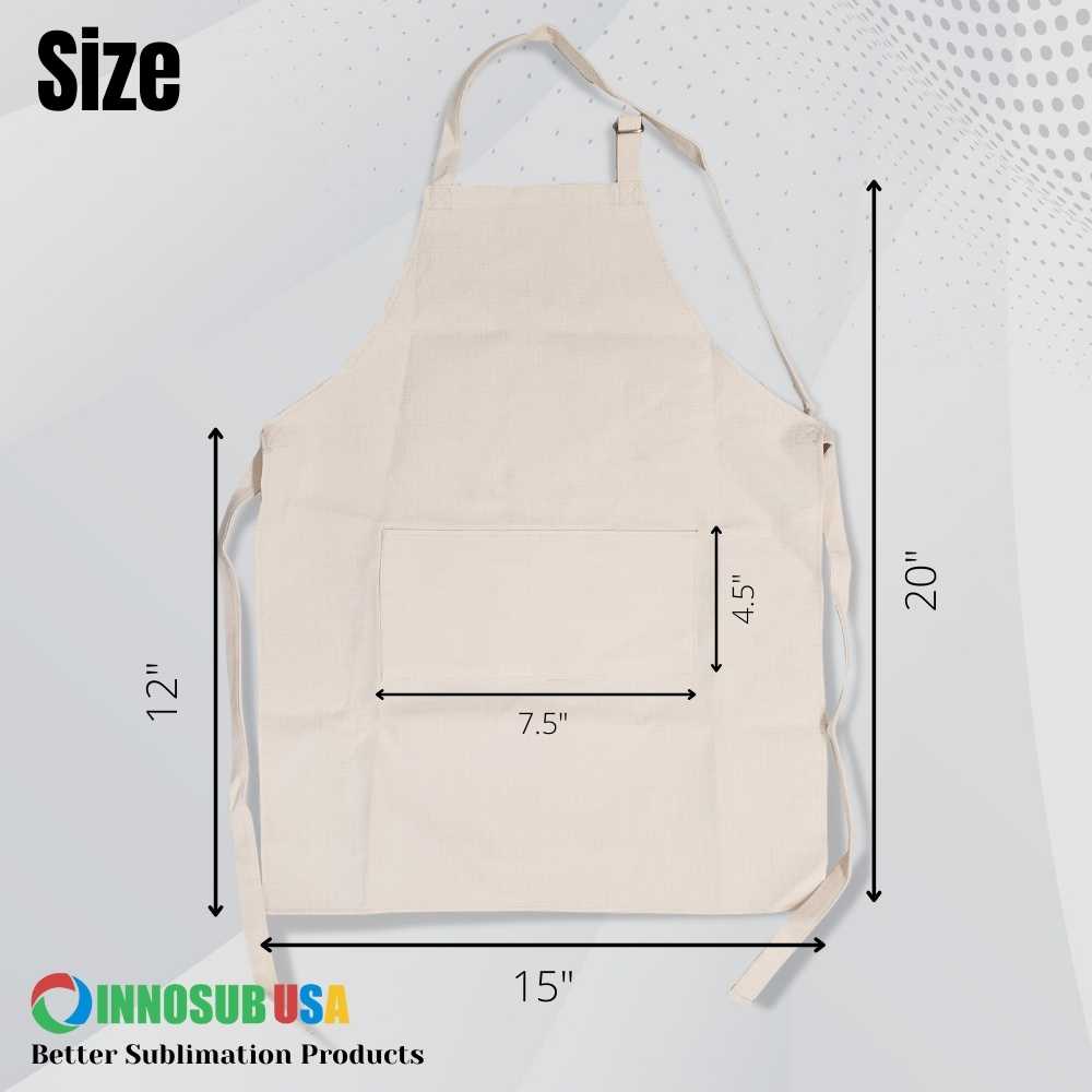 Sublimation blank kids apron