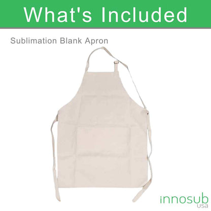 Sublimation Blanks Apron for Kids Linen | Kids Apron | Custom Cooking Apron |  INNOSUB USA