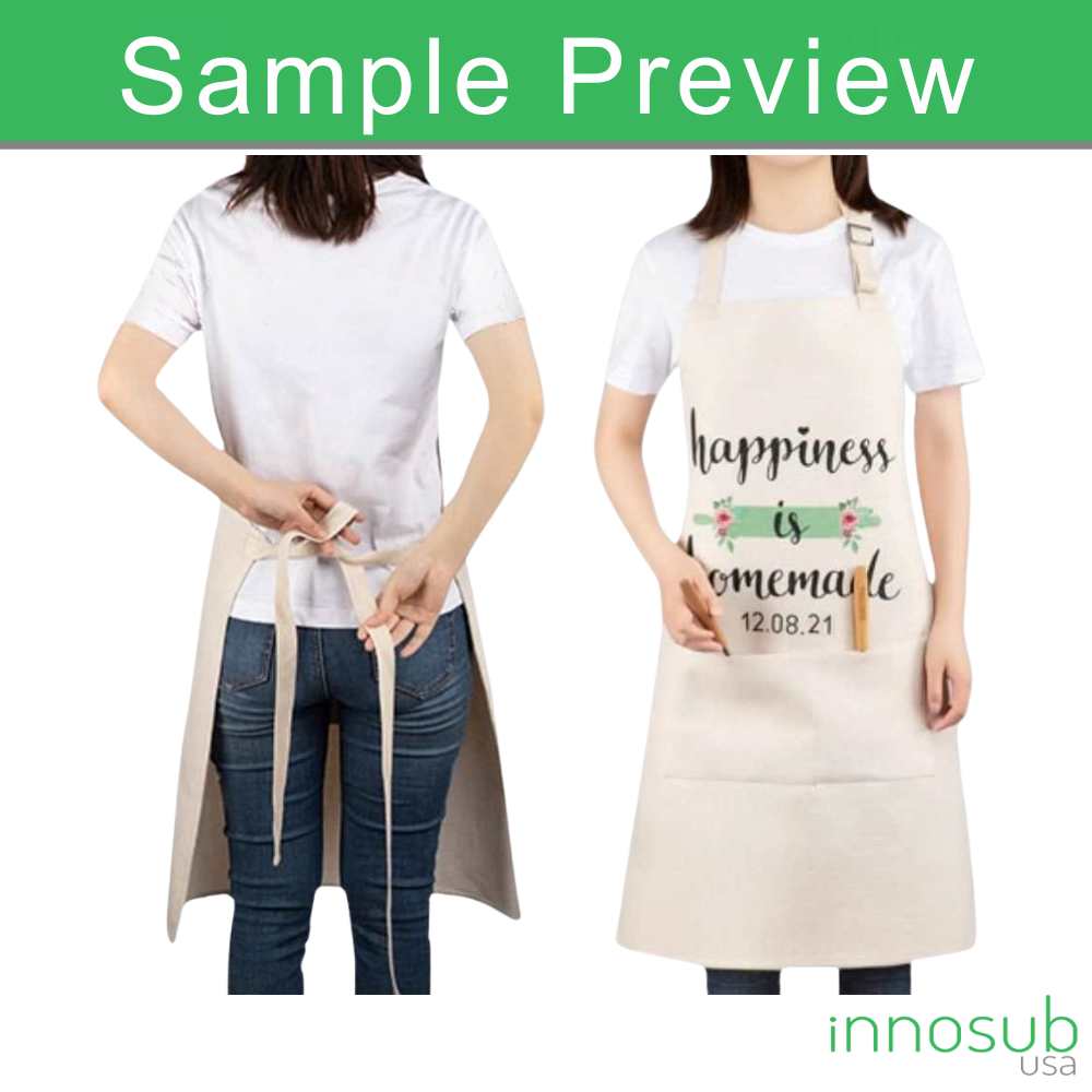 Sublimation Blanks Apron for Kids Linen | Kids Apron | Custom Cooking Apron |  INNOSUB USA