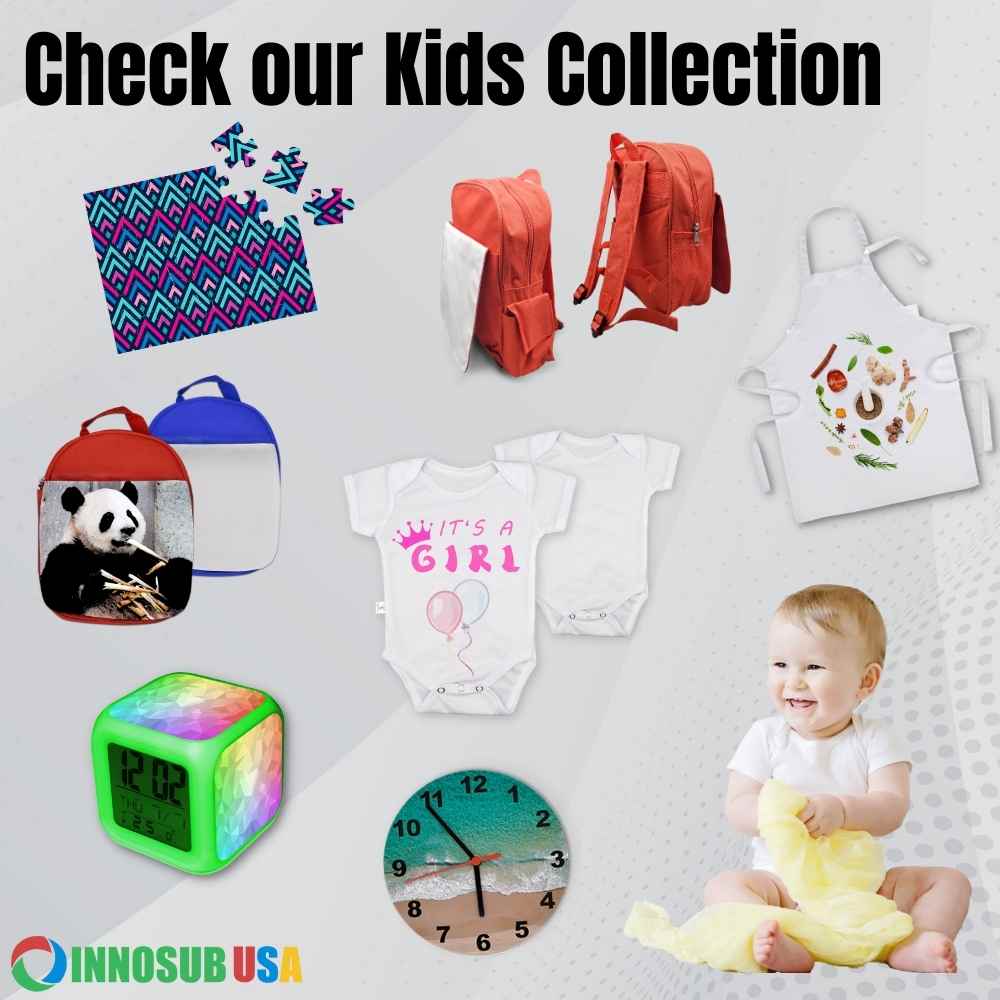 sublimation blank baby onesie by innsub usa