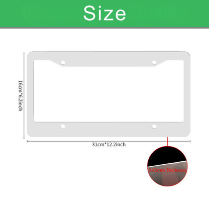 Sublimation Blank License Plate Frame by INNOSUB USA