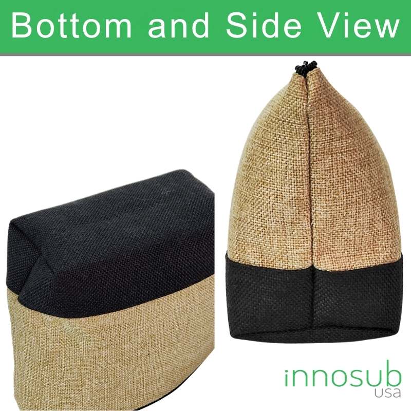 Sublimation Blanks Linen Cosmetic Bag Pencil Bags 24*18.5cm - Brown