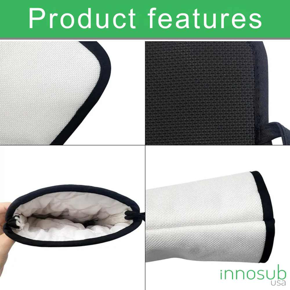 Safe & Stylish: Sublimation Blank Linen/Rubber Pot Holders