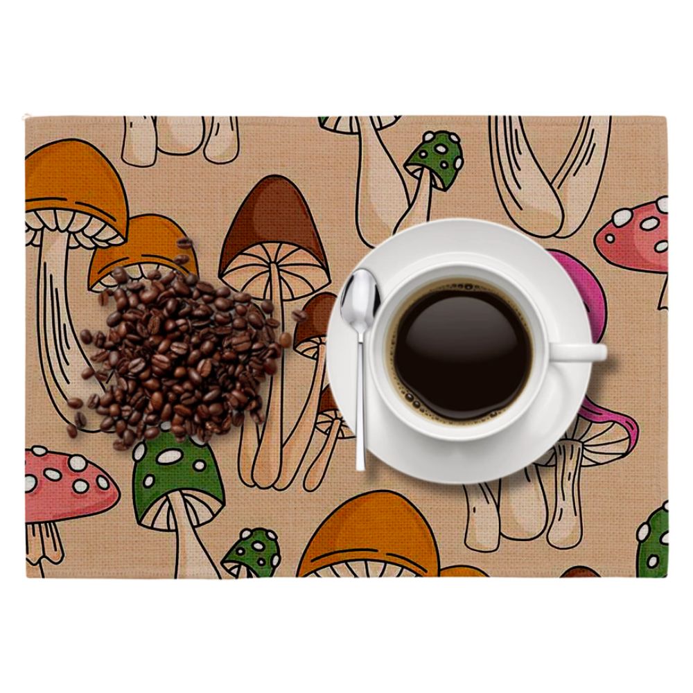 Sublimation Blanks Linen Micro Placemat 8 x 11 Inch - Rectangle | Double Sided