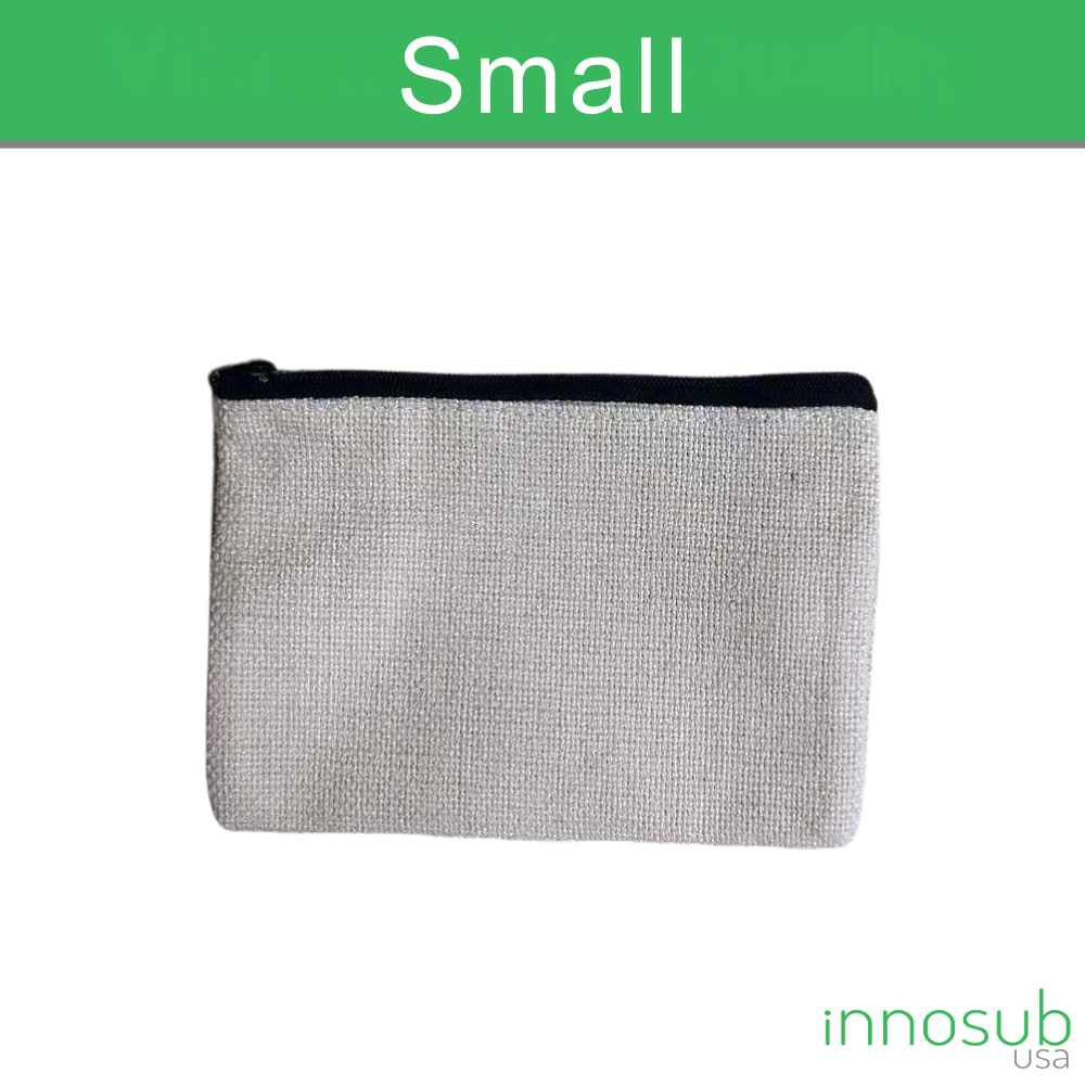 Petite & Personalized: Sublimation Blank Linen Small/Mediun Pouches