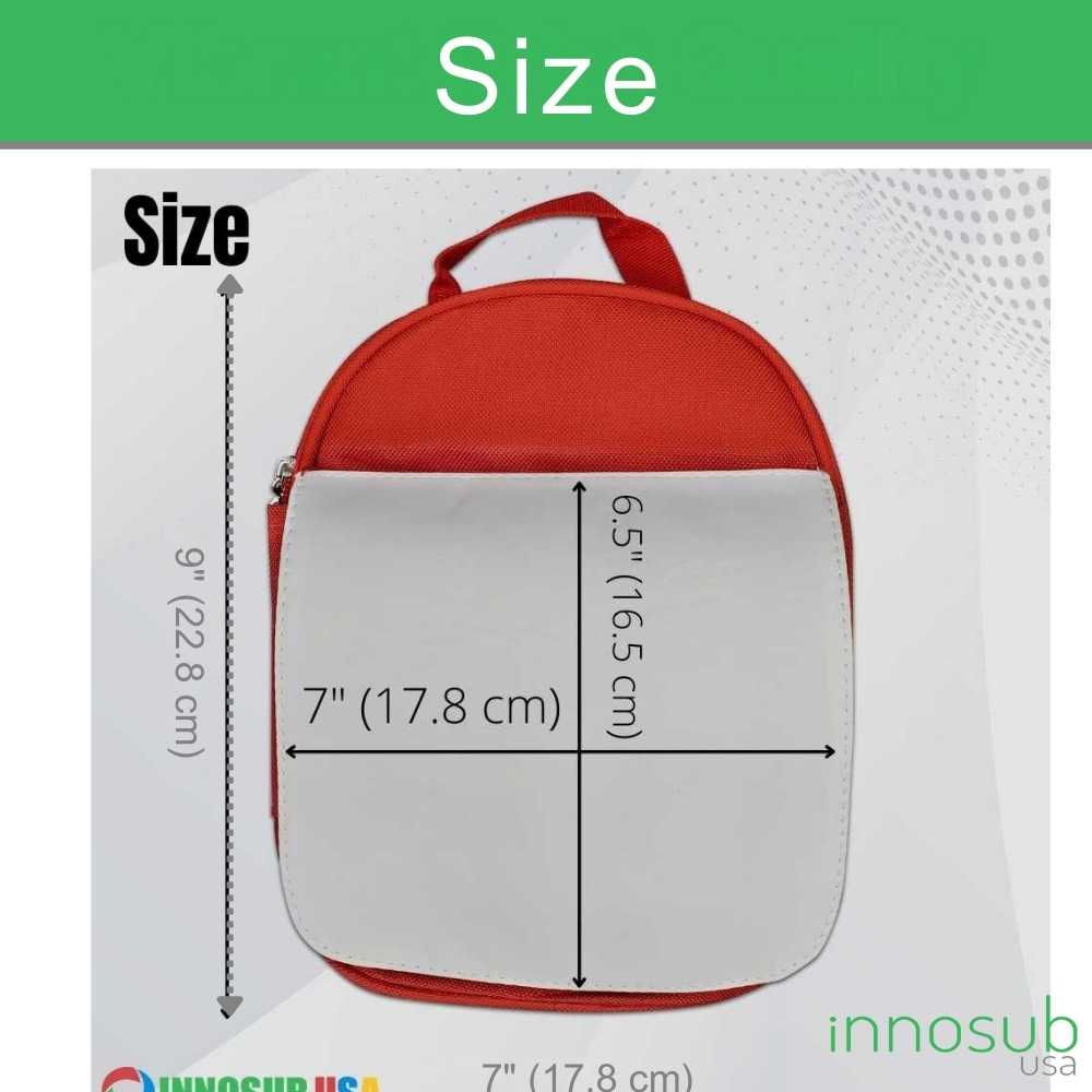 Sublimation Blanks Lunch Bag | Kids Lunch Box |DIY Sublimation Printing