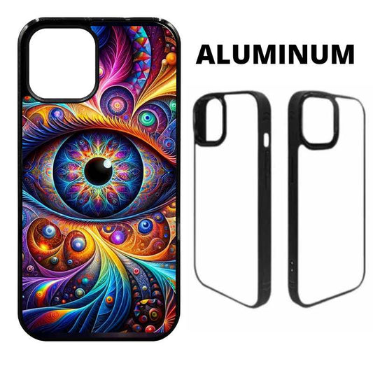 Sublimation Phone Rubber Cases for iPhone 16/15/14/13/12/11 | Aluminum Insert