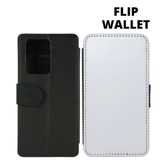 Sublimation Blanks Flip Wallet Leather Case Compatible with iPhone /Galaxy / Note