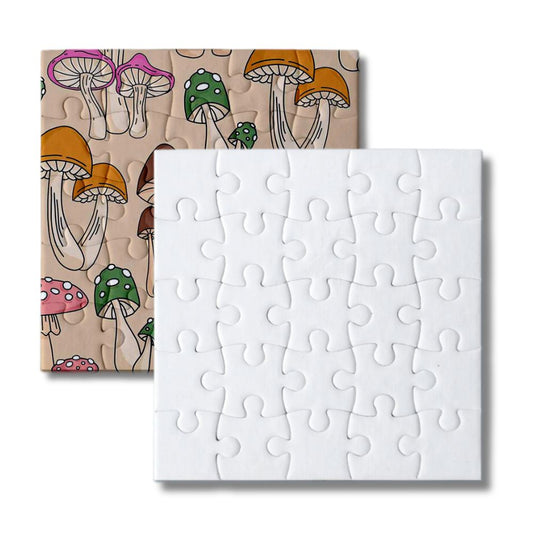 Sublimation Blanks Magnetic Puzzle - Square | 25 pieces