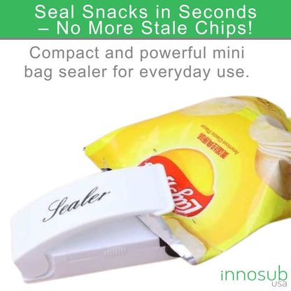 Mini Bag Clips Food Heat Sealing Machine Plastic Portable Packing Bag Sealer