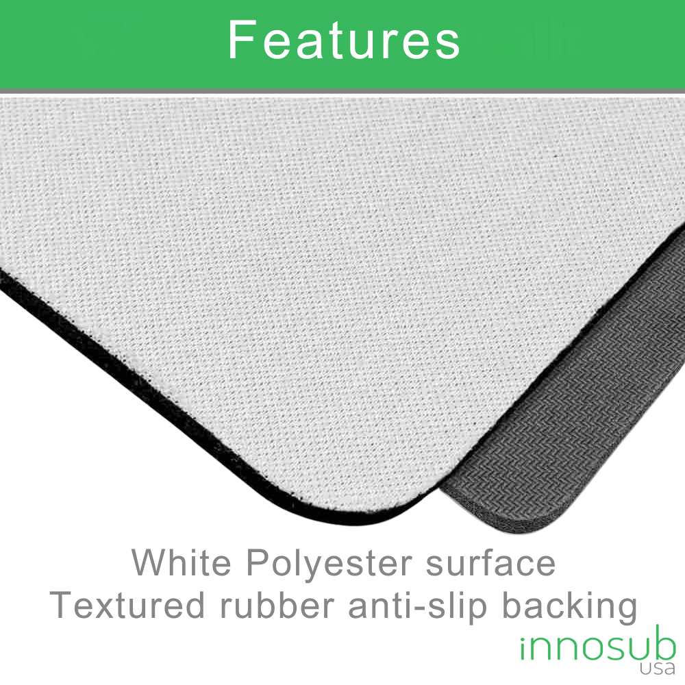 Sublimation Blank Mouse Pad 10"x16"