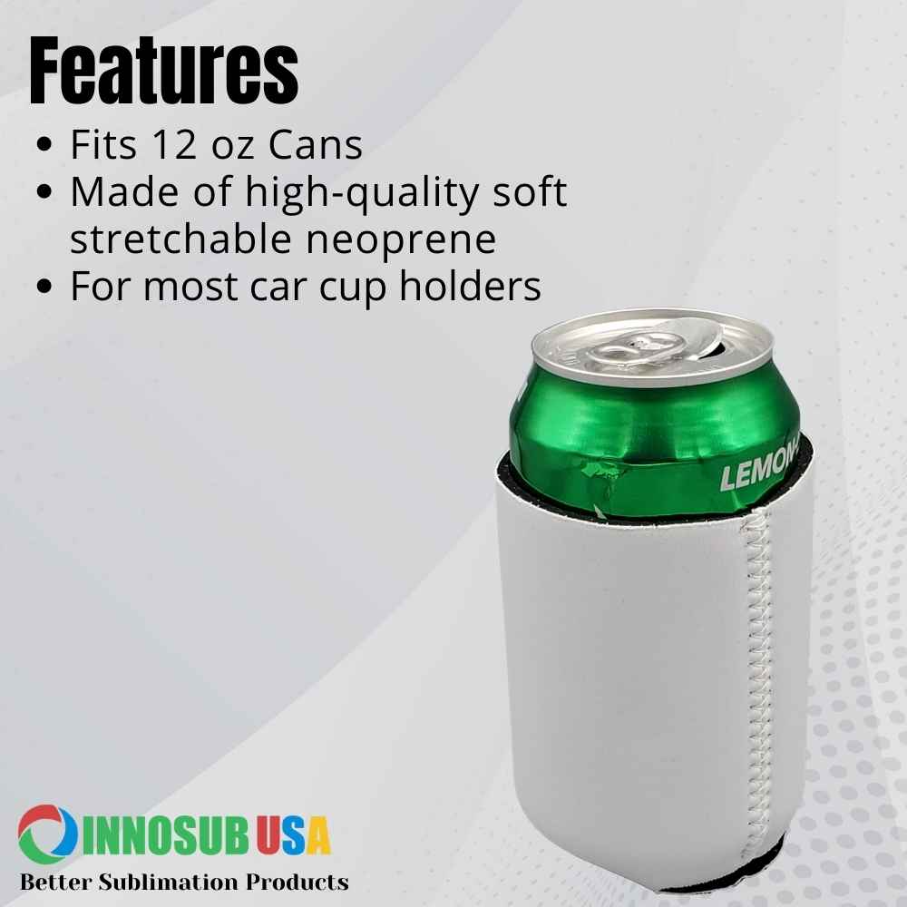 Sublimation Neoprene Can Cooler 12oz