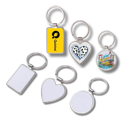 One-sided Framed Imprint Keychain
