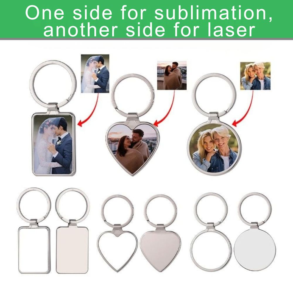 One-sided Framed Imprint Keychain