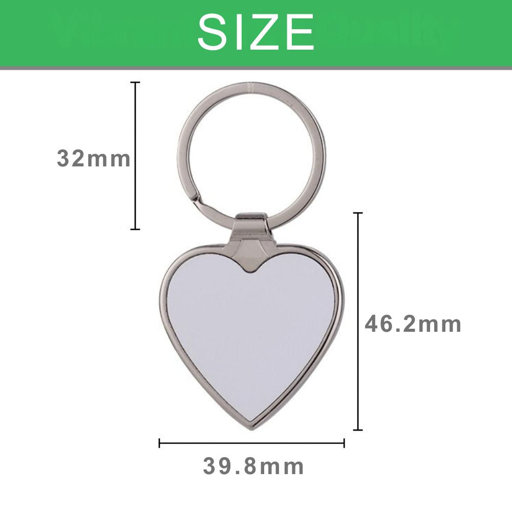 One-sided Framed Imprint Keychain