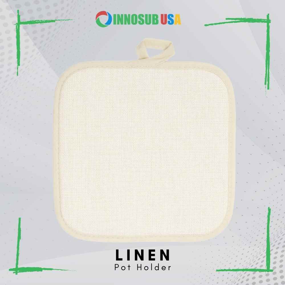 Source Prosub 8 inch Linen Sublimation Pot Holder Blank Customized