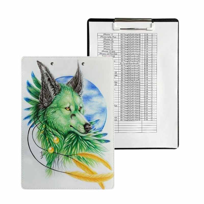 Sublimation Blanks PU Large folder Double side - A4 - White       Sublimation