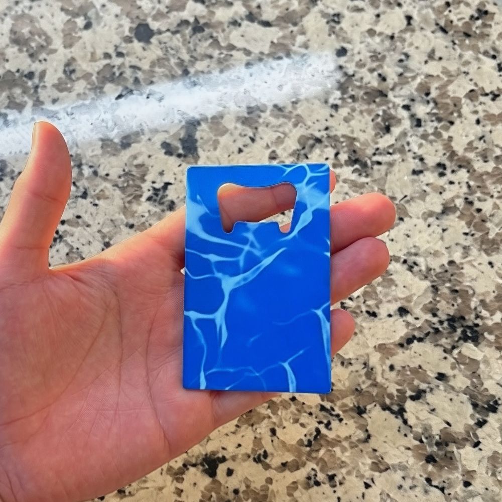 Sublimation blanks Bottle Opener Blanks | Print 2 Sided |Silver |White | by INNOSUB USA