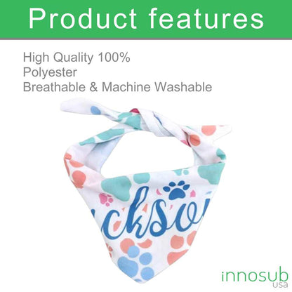 Sublimation Blank Pet Bandana Polyester 25" x 13" by INNOSUB USA