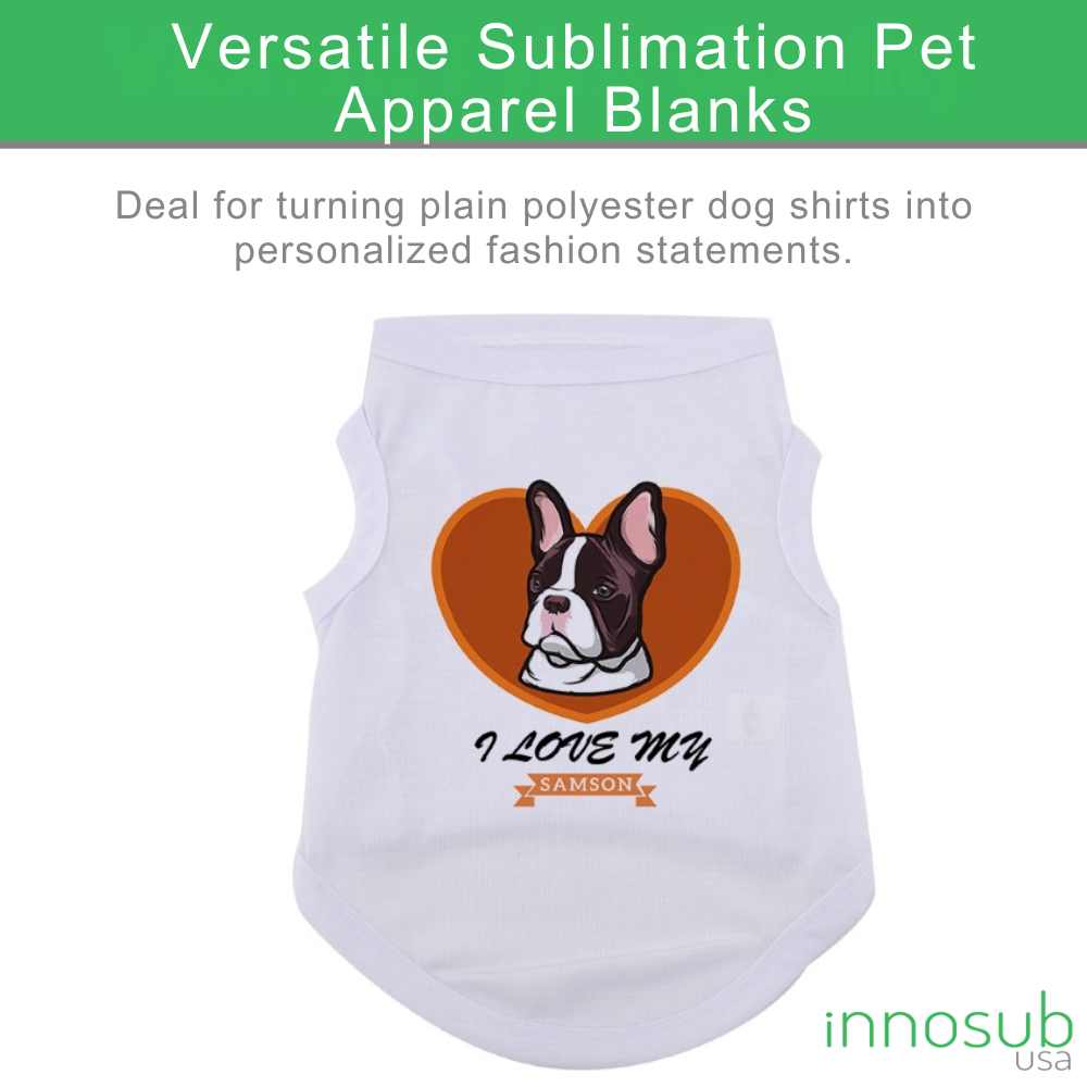 Sublimation Blank Pet Clothing Polyester by INNOSUB USA