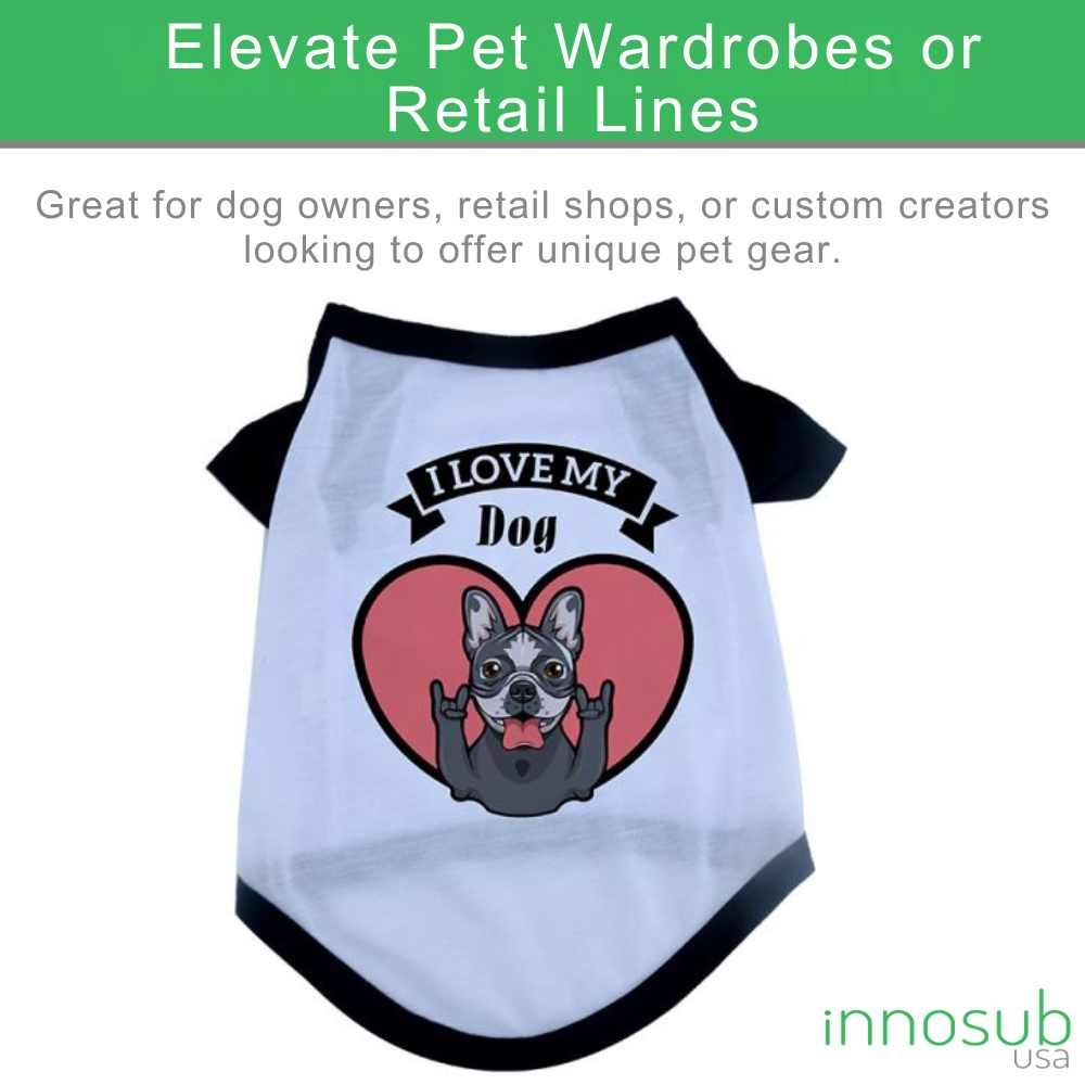 Sublimation Blank Pet Clothing Polyester by INNOSUB USA