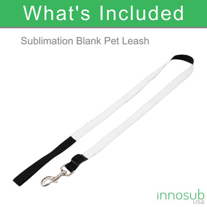 Sublimation Blank Pet Dog Leash Polyester 4 Feet by INNOSUB USA