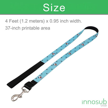 Sublimation Blank Pet Dog Leash Polyester 4 Feet by INNOSUB USA