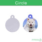 Durable ID & Style: Sublimation Blank Aluminum Pet Tags (Double-Sided)
