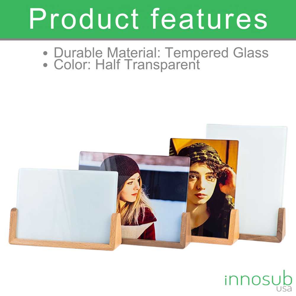 Sublimation Photo Panel Wood Base - Vertical and Horizontal