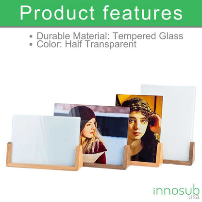 Sublimation Photo Panel Wood Base - Vertical and Horizontal
