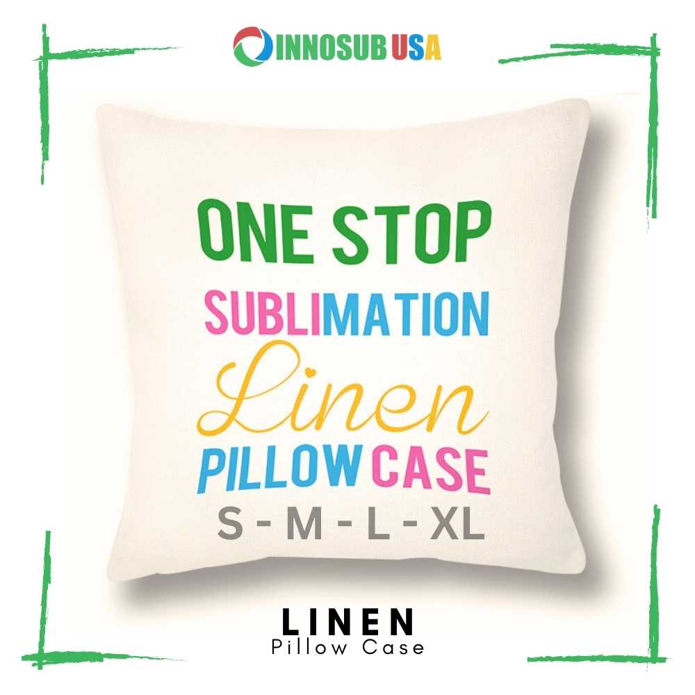 Blank Linen Sublimation Pillow Covers – SS Vinyl, Sublimation, and More