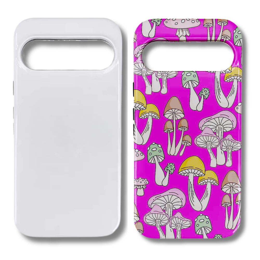 Sublimation Blanks 3D Magnetic Phone Cases for Pixel 10|9|8: 2-in-1 Tough Case