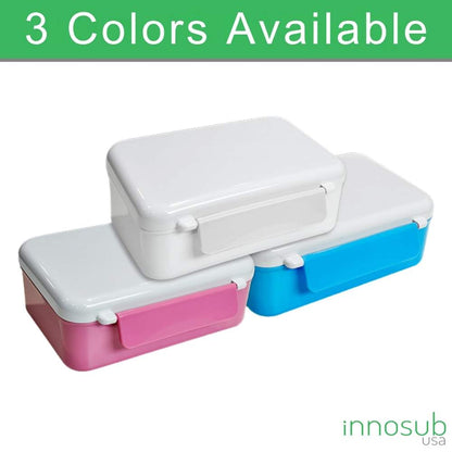 Sublimation Blanks Kids Lunch Box Polymer Double Locking (3D Sublimation )