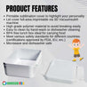 Sublimation Polymer Double Locking Square Lunch Box Innosub USA craft supply