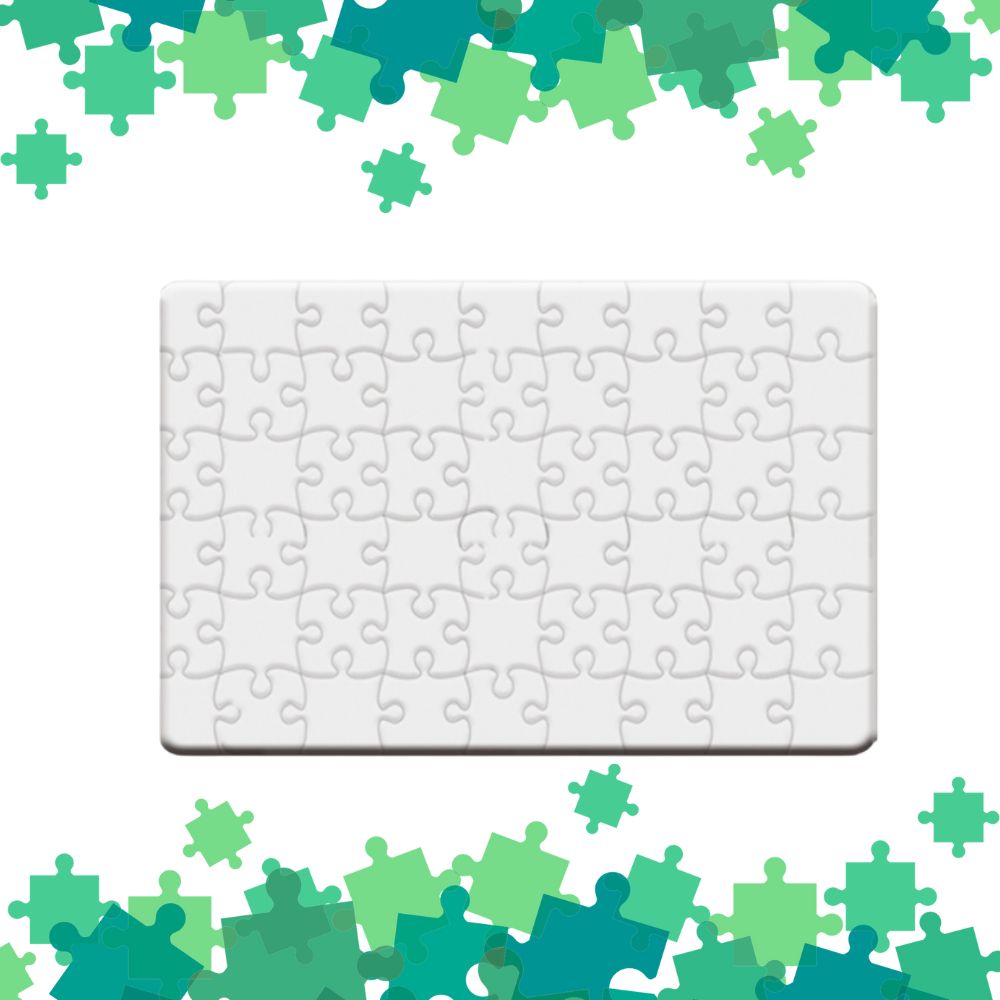 Sublimation Blanks Puzzle  Polymer Jigsaw A5 | 24 / 54 Pieces | By INNOSUB USA