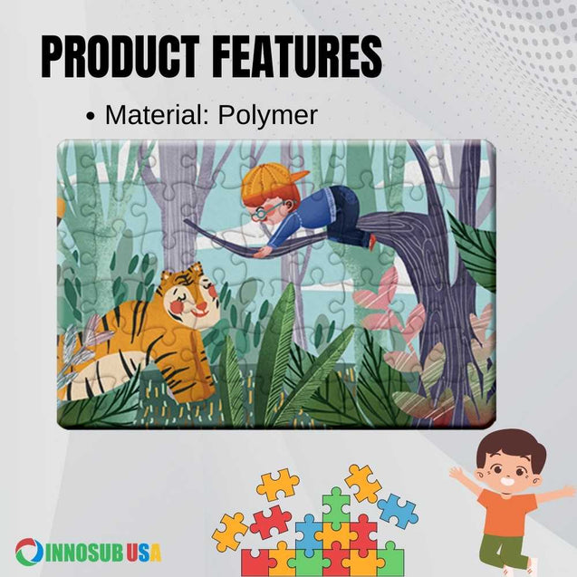Sublimation Polymer Jigsaw Puzzle A5 4x6 Pcs Art Supply