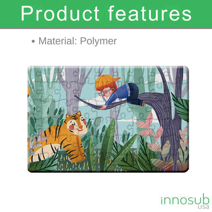 Sublimation Blanks Puzzle  Polymer Jigsaw A5 | 24 / 54 Pieces | By INNOSUB USA