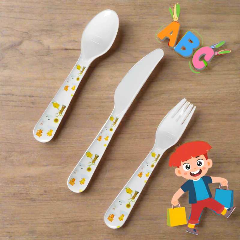  Polymer Kid's Knife Spoon Fork  innosub usa diy